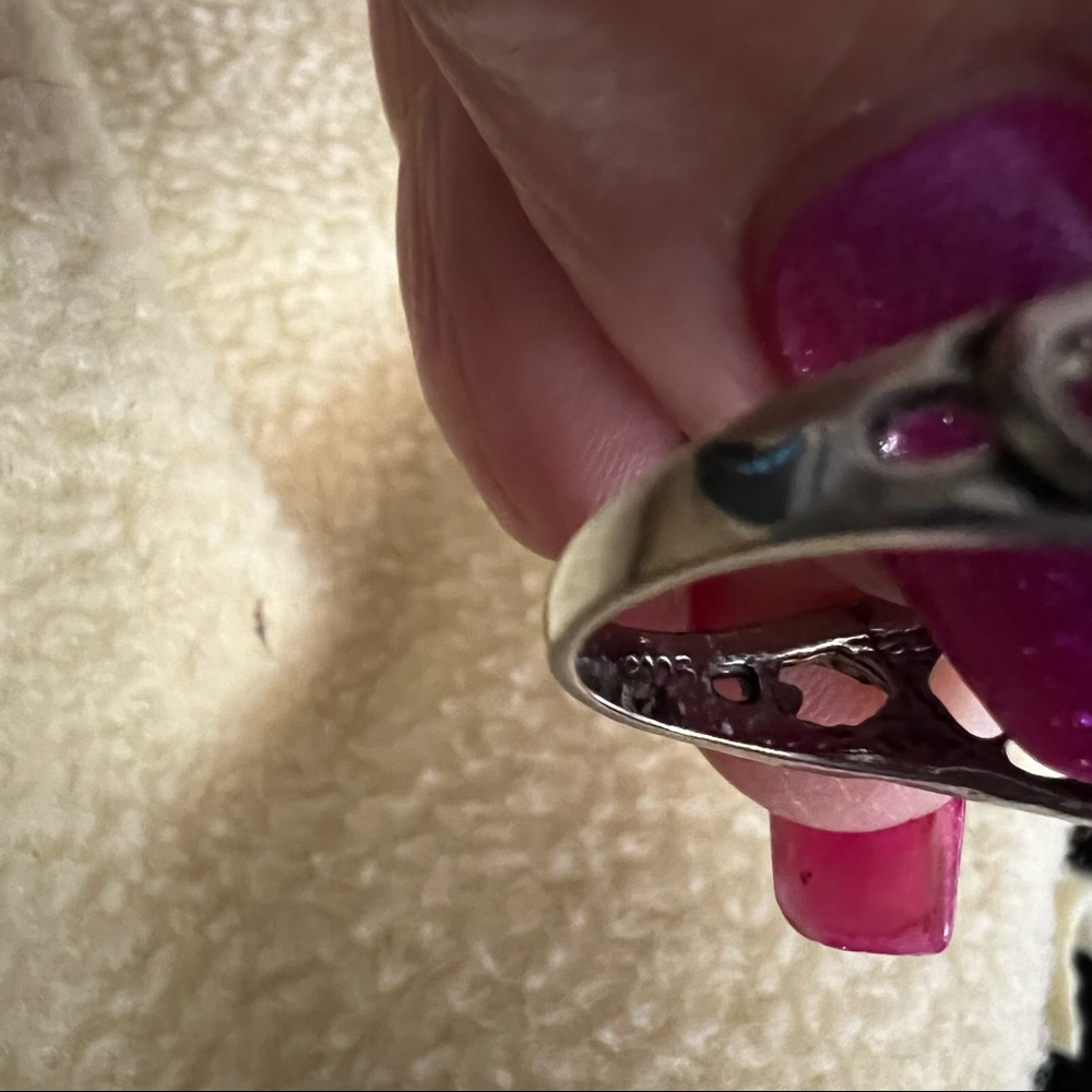 Turquoise silver ring - Picture 6 of 7